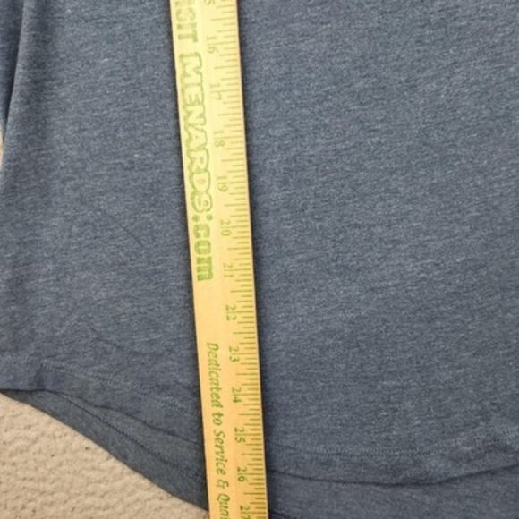 Ariat Shirt Womens Large Blue Moooo S.A. Patriotic Cow Graphic Short Sleeve Tee - Picture 4 of 10